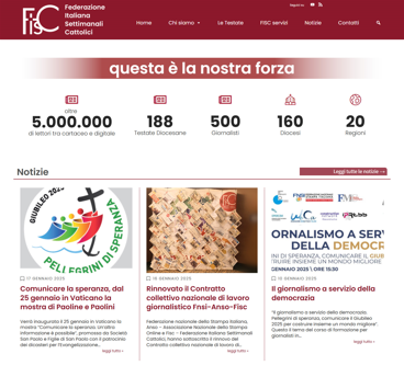 Federazione dei Settimanali cattolici: nuovo sito web