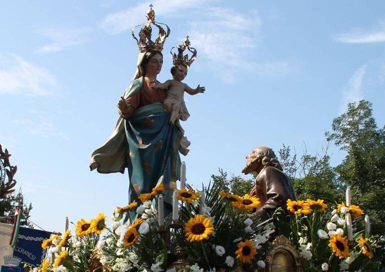 130 anni dell'incoronazione della statua della Madonna della Guardia