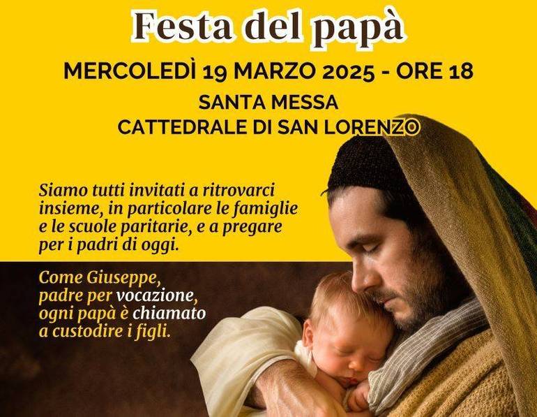 19 marzo: in Cattedrale la celebrazione per la festa del papà