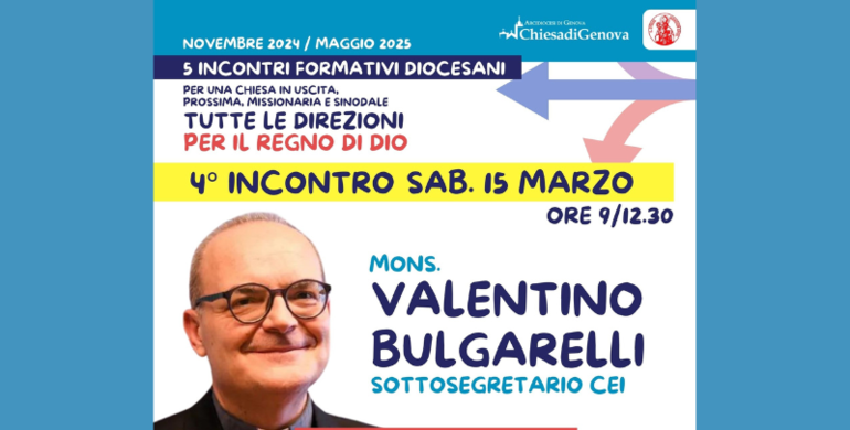 Don Valentino Bulgarelli al quarto incontro di formazione diocesana