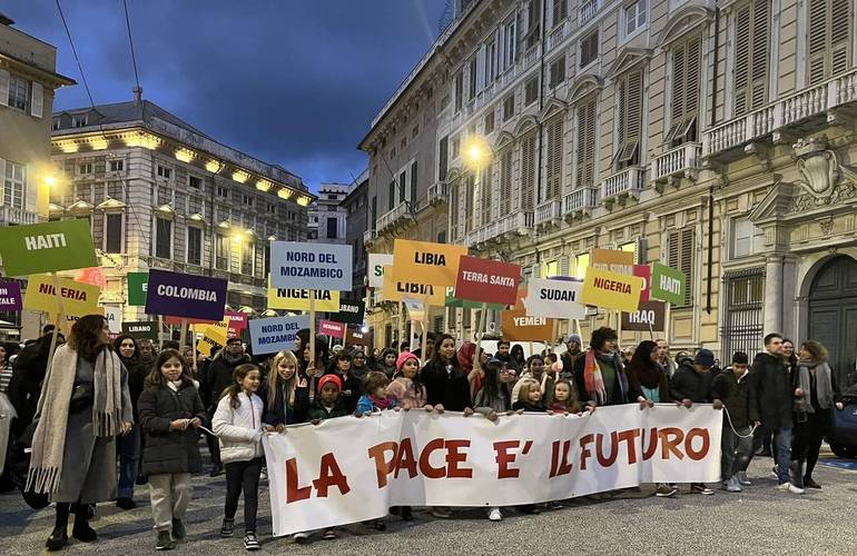 Marcia della Pace a Genova: per un futuro senza più guerre