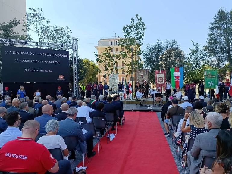 VI anniversario del crollo del Ponte Morandi