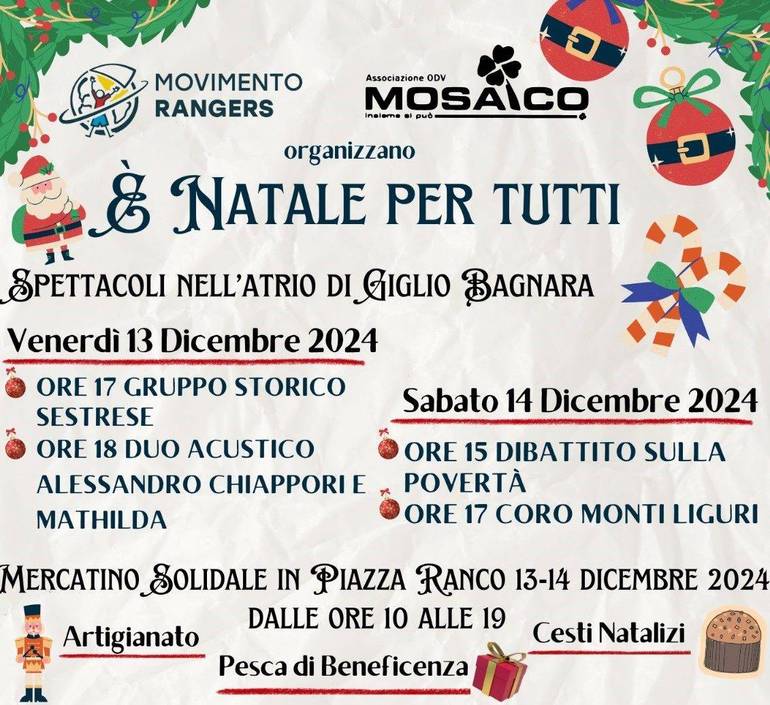 È Natale per tutti a Sestri Ponente