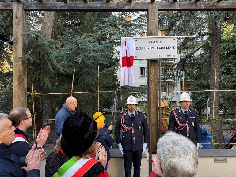 Il chiostro di Certosa intitolato a don Ghiglione