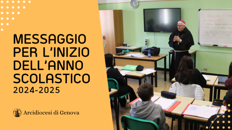 Nuovo Anno scolastico: il messaggio dell'Arcivescovo 