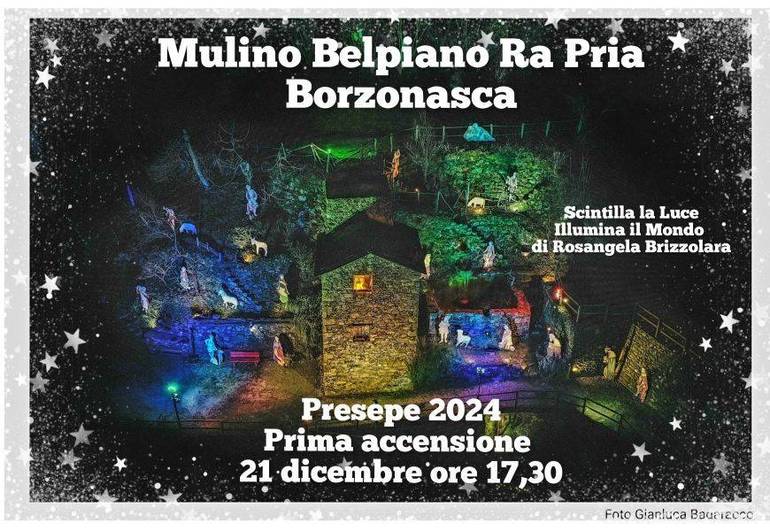 Il Presepe nel Mulino a Borzonasca