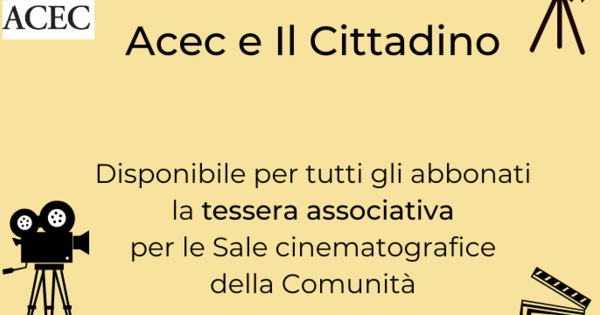 ACEC e Il Cittadino nuovamente disponibili le tessere associative