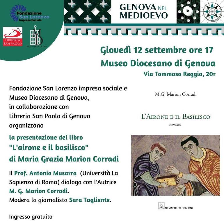 "L'airone e il basilisco", presentazione al Museo Diocesano